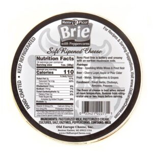 396g Reny Picot Brie with Peppercorns