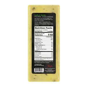 454g Sincerely Brigitte Garlic Basil Prairie Jack Cheese