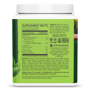 454g Sunwarrior Mint Organic Ormus SuperGreens Probiotics (SIS)