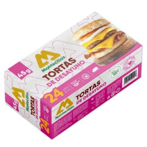 45g Montecillos Breakfast Sandwiches 24 Units