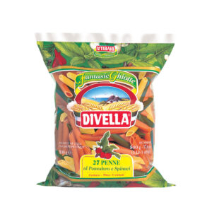 500g PENNE RIGATE #27 TRICOLOR DIVELLA