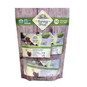 50g Sunny Fruits Dried Organic Figs 10 Units