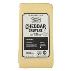 680g Wood River Cheddar Gruyere Cheese