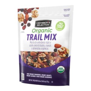 737g Memberx27s Selection Organic Trail Mix with Cranberries
