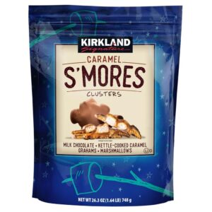 748g Kirkland Signature Clusters Chocolate Coated Cookies with Caramel and Marshmallow Filling