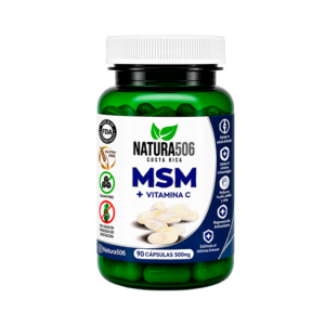 90 Capsules MSM + Vitamin C (Natura506)