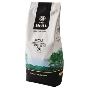 908g Britt Decaffeinated Coffee Whole Bean
