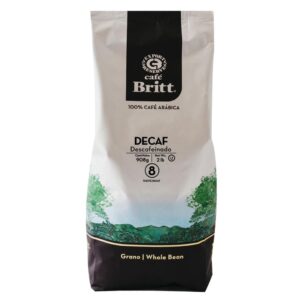 908g Britt Decaffeinated Coffee Whole Bean