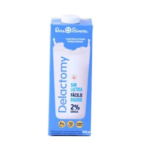 946ml Dos Pinos Delactomy SemiSkimmed Milk 12 Units
