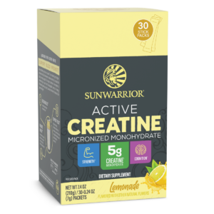 210g Sunwarrior Active Creatine 30 Sticks Lemonade