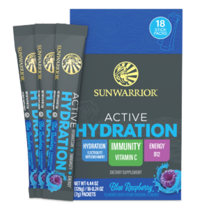 126g Sunwarrior Active Hydration Sticks Strawberry Lemon Twist