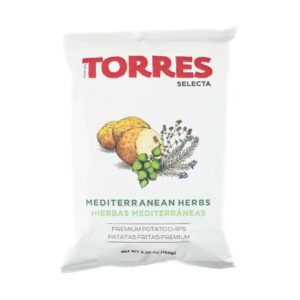 150g Torres Mediterranean Herbs Potato Chips (Alpiste)