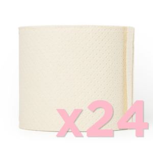 Bamboo Fiber Toilet Paper – 24 rolls (Kleantab)