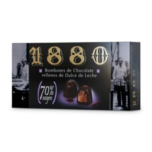 100g 1880 Dark Chocolate Bonbons 70% filled with Dulce de Leche (Alpiste)