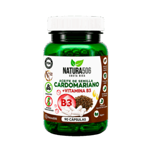 Cápsulas de Cardo Mariano con Vitamina B3 (Natura506)