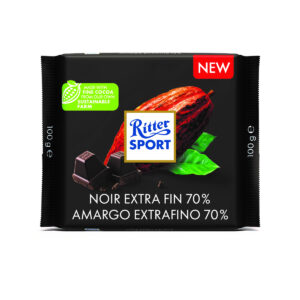 100g Ritter 70% Extra Fine Dark Chocolate (Alpiste)