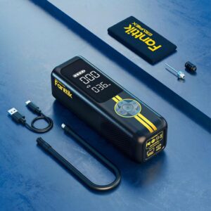 Fanttik Portable Tire Inflator and Air Pump with LED Light