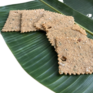 50g Garlic Herb Sourdough Crackers (Madre Masa)