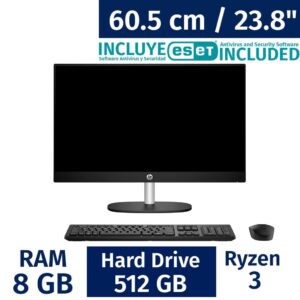 HP 6045 cm 238 Inches Desktop Computer 8 Gigabytes 512 Gigabytes 24cr0233la ESET Antivirus