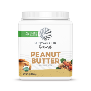 600g Sunwarrior Harvest Peanut Butter Powder Protein