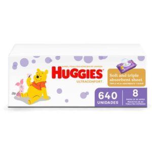 Huggies UltraComfort Baby Wipes 640 units