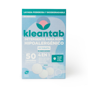 Hypoallergenic Laundry Detergent Tablets – 50 tablets (Kleantab)