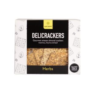 100g Quid Pluris Herbs Almond Delicrackers (Alpiste)
