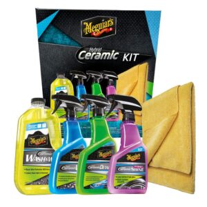 Meguiars Ceramic Protection Kit for Car Shine and Water Repellency