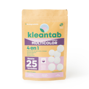 Multicolor Laundry Detergent Tablets - 25 Washes (Kleantab)