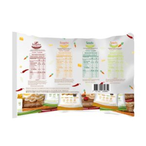 QuinoaClub Loncher Snacks with Quinoa and Probiotics Doughnuts and Puffs 18 Units