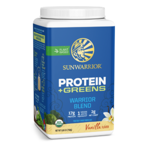 750g Sunwarrior Warrior Blend + Greens Vanilla Protein