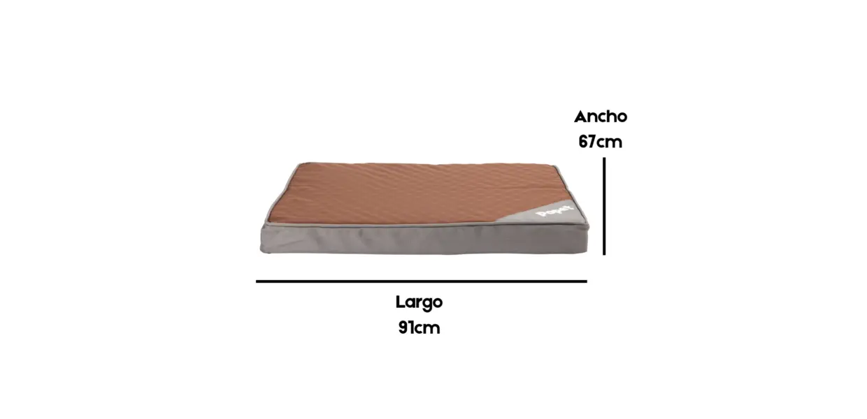 POPET Oxford Orthopedic Bed S Coffee POPET Oxford Orthopedic Bed S Coffee