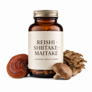 Herbalma Reishi Shiitake Maitake Mushroom Complex Capsules