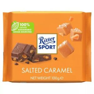 100g Ritter Sport Salted Caramel Chocolate (Alpiste)