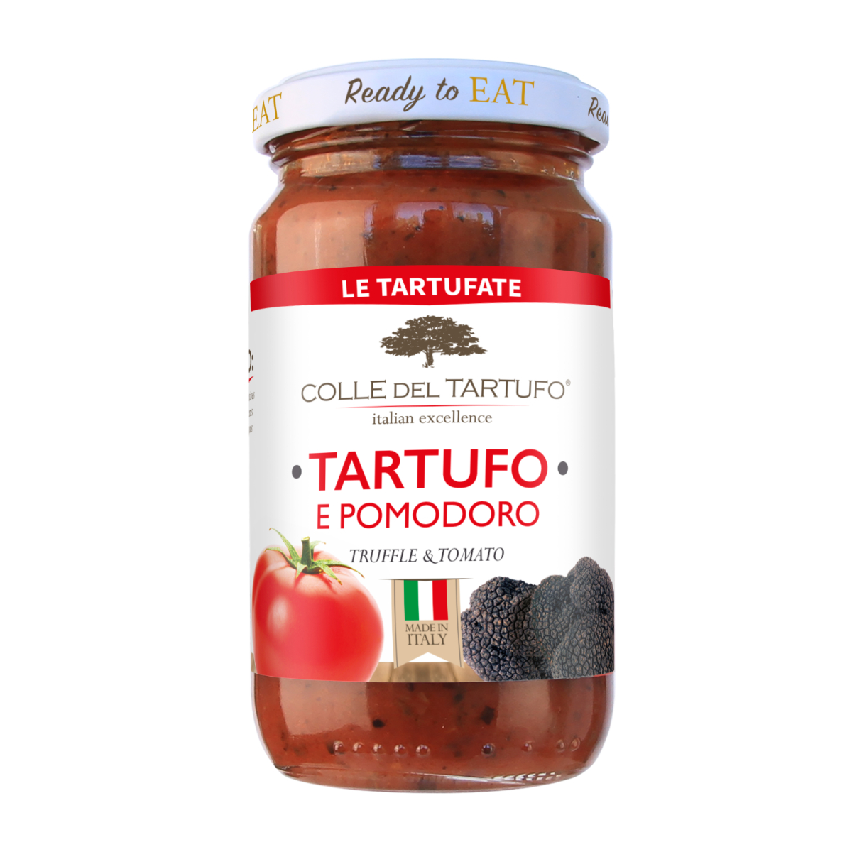 180g Colle del Tartufo Truffle and Tomato Sauce (Alpiste) 180g Colle del Tartufo Truffle and Tomato Sauce (Alpiste)