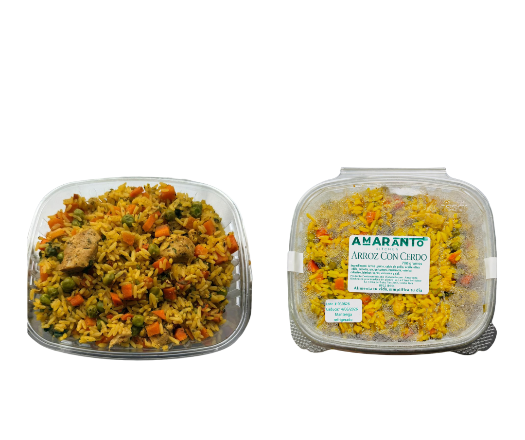 700g Rice with Pork (Amaranto Kitchen) 700g Rice with Pork (Amaranto Kitchen)