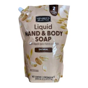 2 L / 67.6 oz Member’s Selection Oat Liquid Hand and Body Soap (PriceSmart)