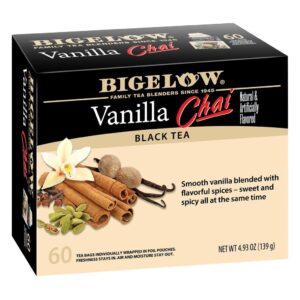 139g Bigelow Vanilla Chai Tea 60 Bags