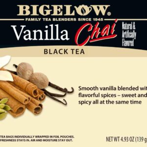 139g Bigelow Vanilla Chai Tea 60 Bags
