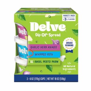 170g Delve Dip Variety Pack 3 Units