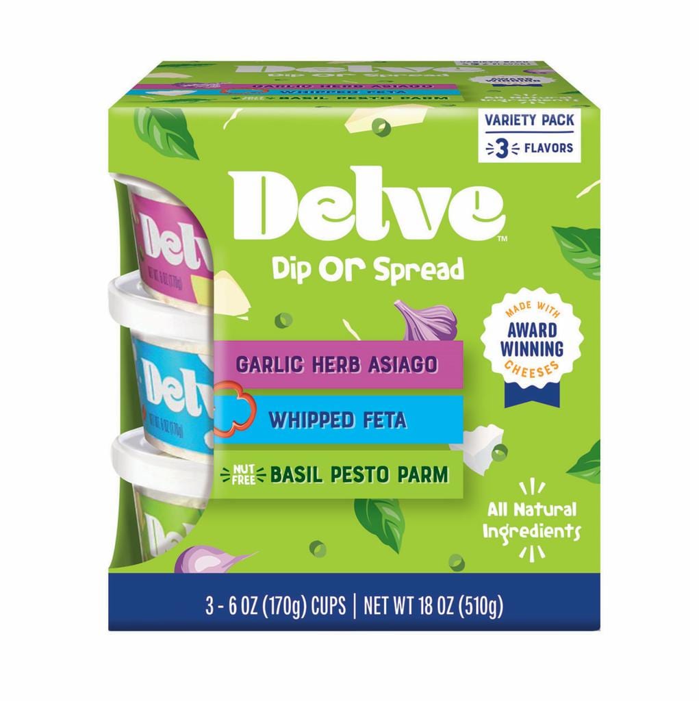 170g Delve Dip Variety Pack 3 Units 170g Delve Dip Variety Pack 3 Units