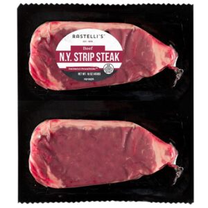 225g Rastellis New York Strip Steak 2 Units
