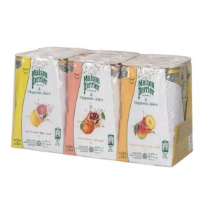 250ml Maison Perrier Assorted Flavor Carbonated Beverages 12 Units
