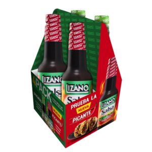 280ml Lizano Vegetable and Natural Seasoning Sauce Assorted Pack 4 Units