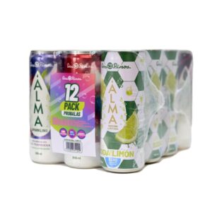 355ml Dos Pinos Alma Assorted Flavor Carbonated Beverage 12 Units