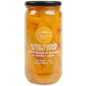 425g Zalea Gourmet Sliced Peaches in Light Syrup 2 Unidades