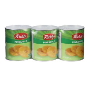 475g Richly Canned Pineapple Slices 3 Units
