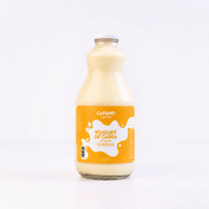 1L Drinkable Gooseberry Goat Yogurt in Glass Container (CAFANO)